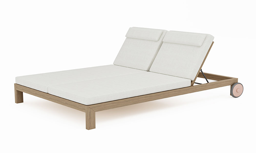 Nivelle double lounger